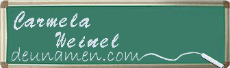 Carmela Weinel Visitenkarte